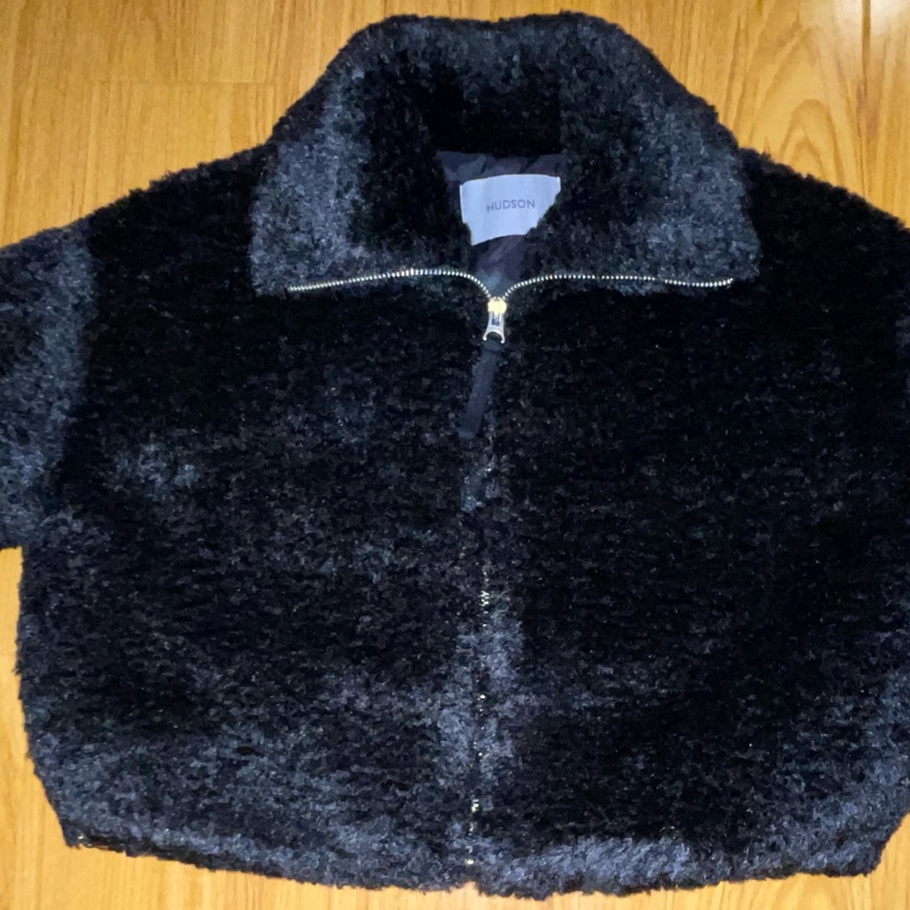 Hudson jeans Cropped  Fur Jacket